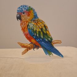 Diamond Art Parrot Stand