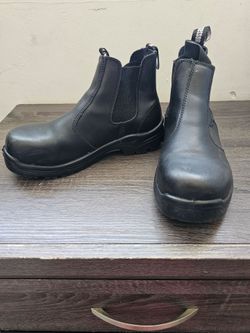 Aggressor steel toe boots women size 7