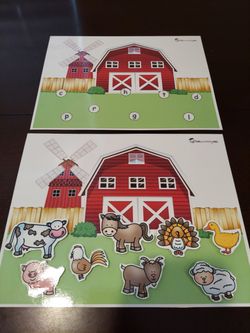 Phonics Farm Animals Upper Case And Lower Case