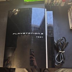 DEVELOPER/TEST PlayStation 3 console with power cord