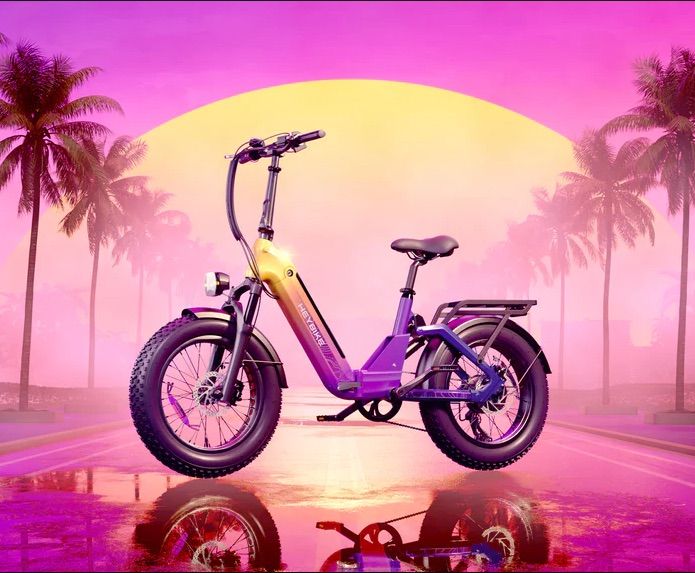 Ranger 3.0 Pro Limited Miami Sunset The Flagship Comfort Folding Fat tire Ebike