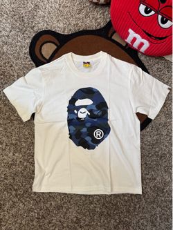 Blue Camo Bape Shirt Large