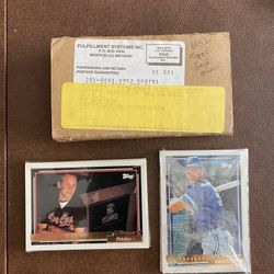 3 Topps Unopened Baseball Card Gold Winner Cello Packs 1992 Cal Ripken 