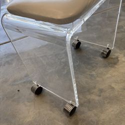 Bench. Acrylic And Padded