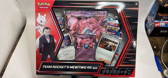 Pokémon TCG Team Rocket's Mewtwo ex Box