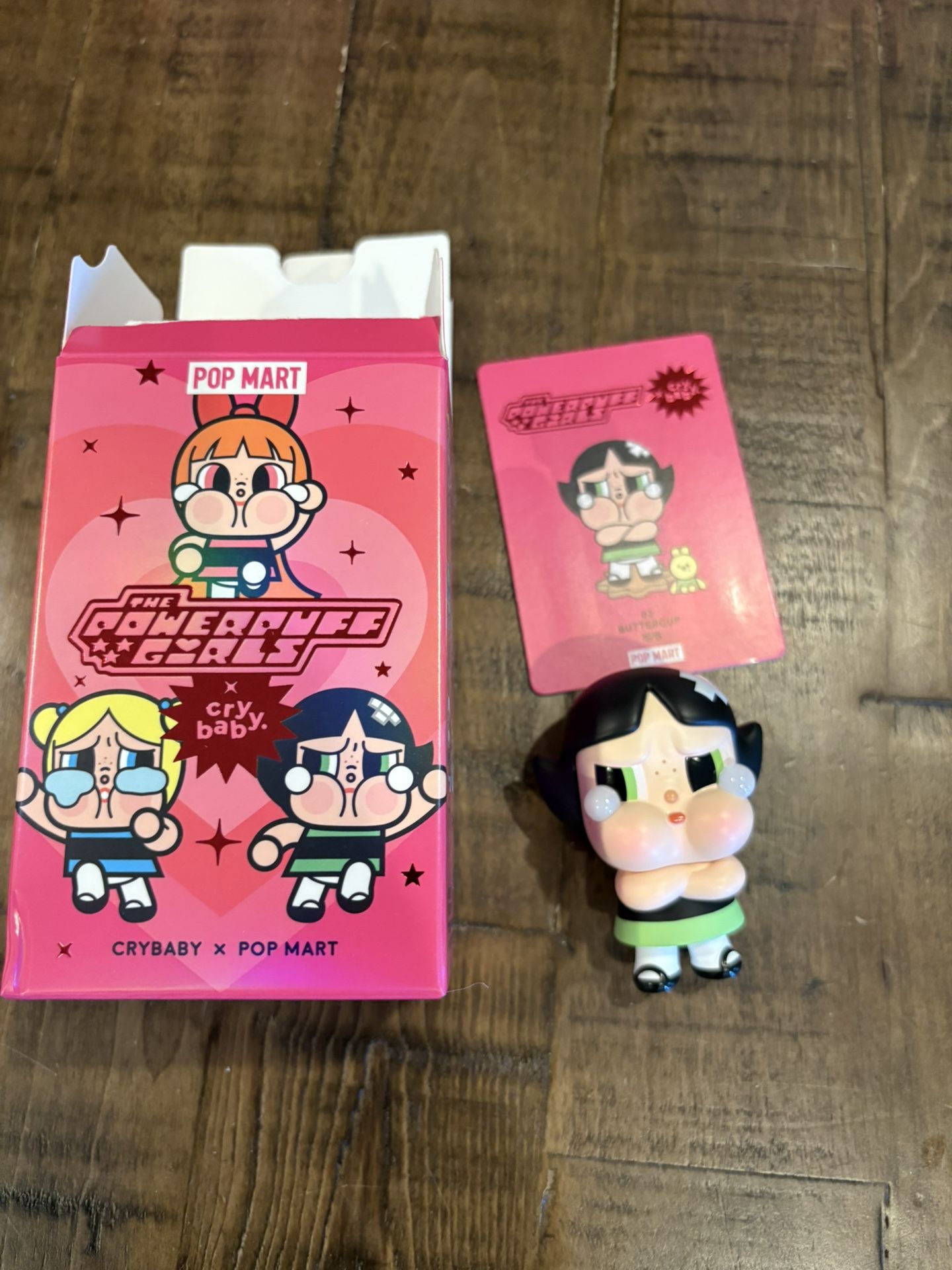Pop Mart CRYBABY x Powerpuff Girls Series Buttercup Figure