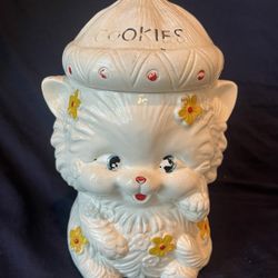 Vintage Cat Cookie Jar