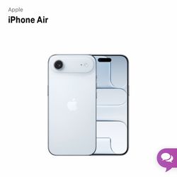 I phone air brand new in box sky blue 250 gb never opened