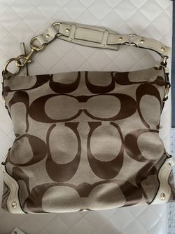 Coach Canvas Hobo Bag