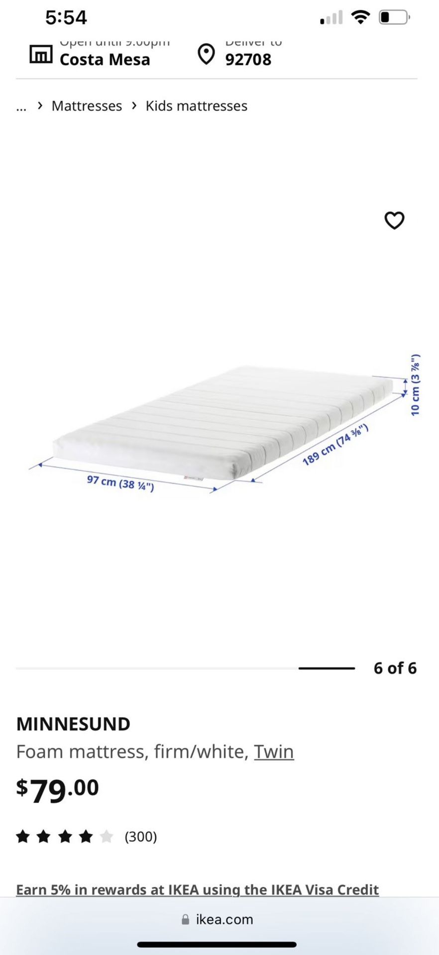 2 IKEA Twin Mattress  