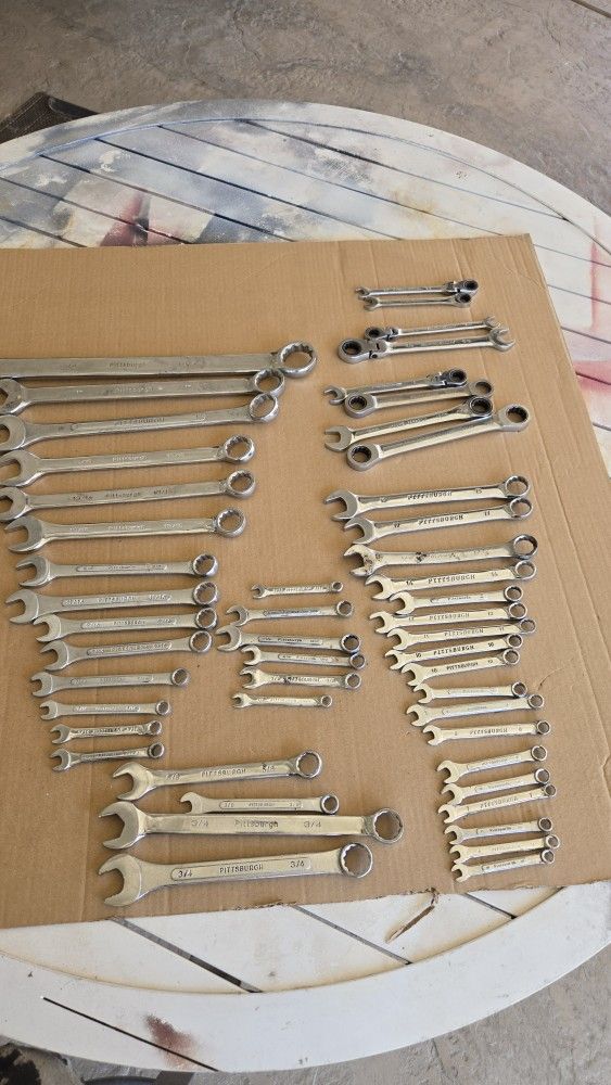 Pittsburgh Open Wrenches Metric And Standard