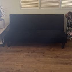 black couch 