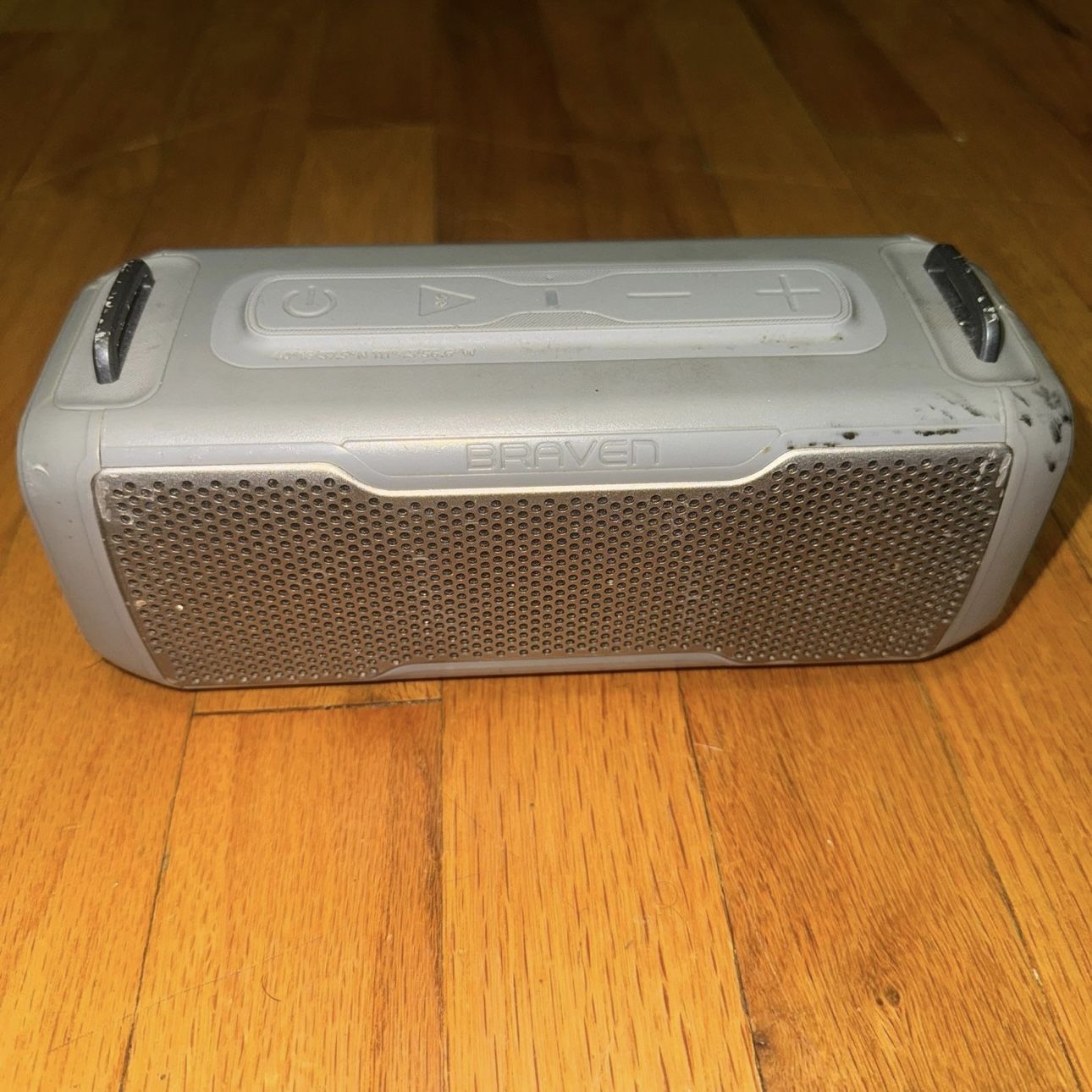 Braven BRV- X/2 (Gray) - Wireless Bluetooth Rugged Portable Waterproof Speaker