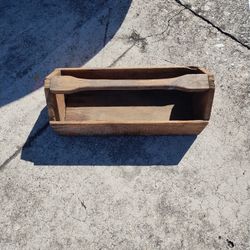 Wooden Tool Box Caddy 