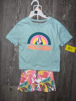 Volcom set for girls size 2t