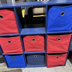 Kids Storage Unit/Shelves
