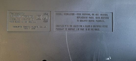 1988 Panasonic Electronic Typewriter Fully Functional Just Needs Ink