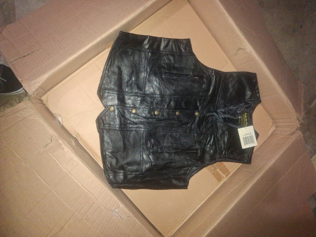 23 Leather Vest 5xxlarge  10 Large 8 Medium