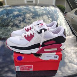 $140  Local Pickup 2020 Nike Air Max 90 Recraft New Maroon Size 11 With Original Box Worn Once For 3 Hours  No Trades Prices Firm 