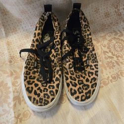 Vans Leopard Print Shoes 