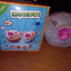 Jumping Pets Plush Pig Toy
New interactive Jumping Pets plush pig toy