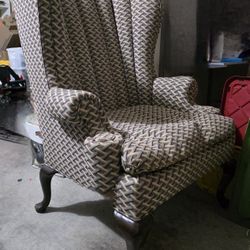 Wingback Chair, Nice And Comfortable 