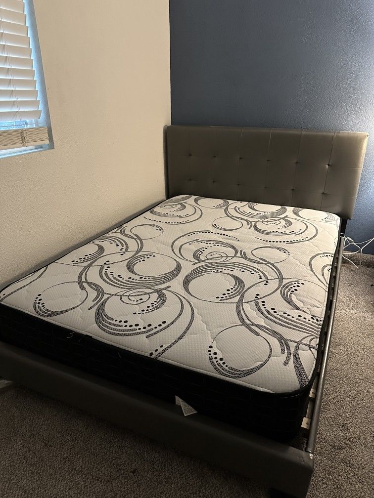 Full Size Bed And Bed Frame. 