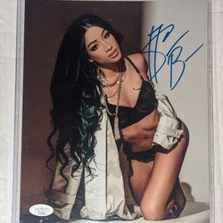 Sasha Banks signed 8x10 photo JSA COA WWE AEW
