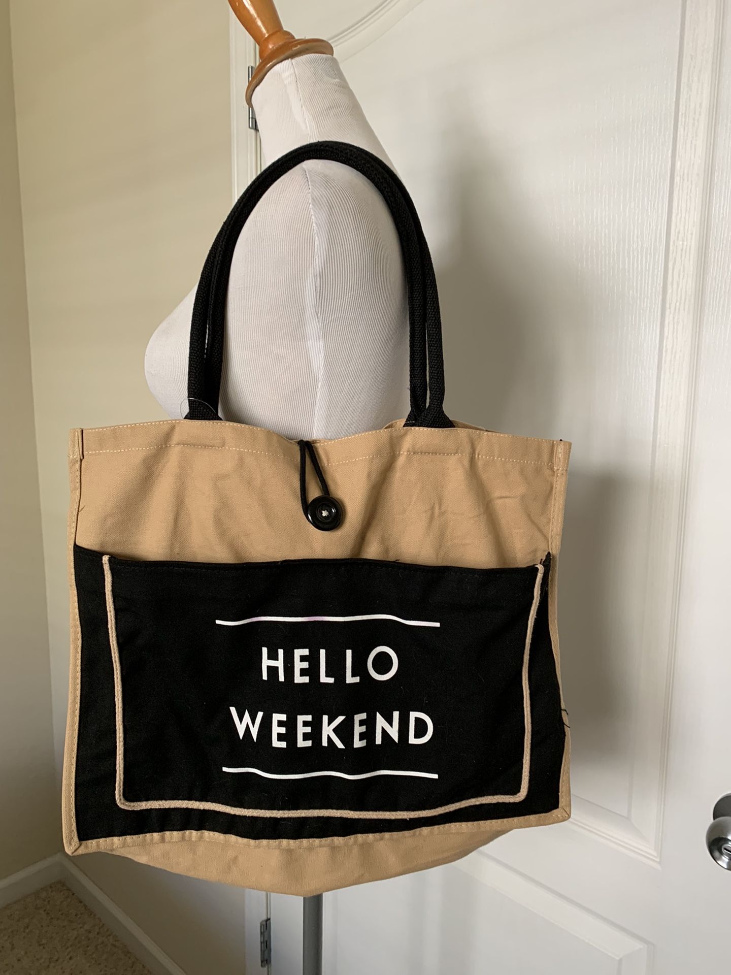 NWT Hello Weekend Tote Handbag 