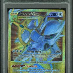 Golden Arceus Pokemon Card, Arceus Pokemon Card V Star