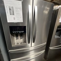 Whirlpool 4 Door Fridge Stainless Steel 2024