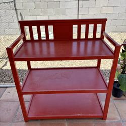 Organizing Shelf Red Color