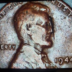 1944 Lincoln Penny error coin Die/ Planchet error on Obvers