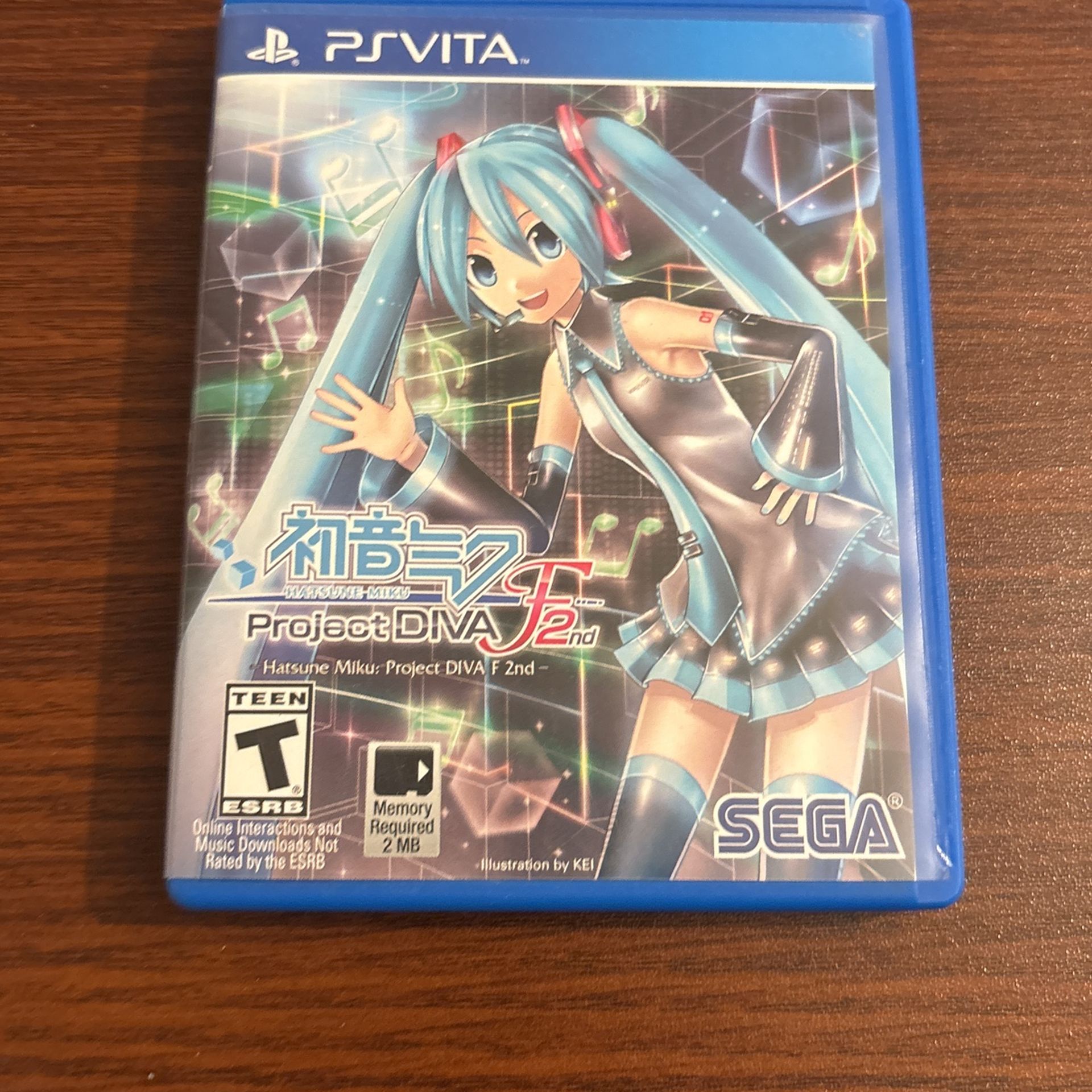 Hatsune Miku: Project Diva F 2nd (Sony PlayStation Vita) PS VITA English Version