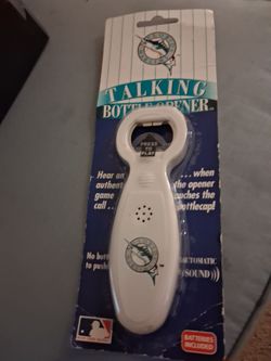 Florida Marlins Talking Bottle Opener