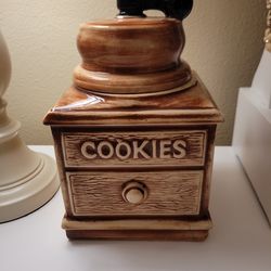 rare find. McCoy coffee grinder cookie jar