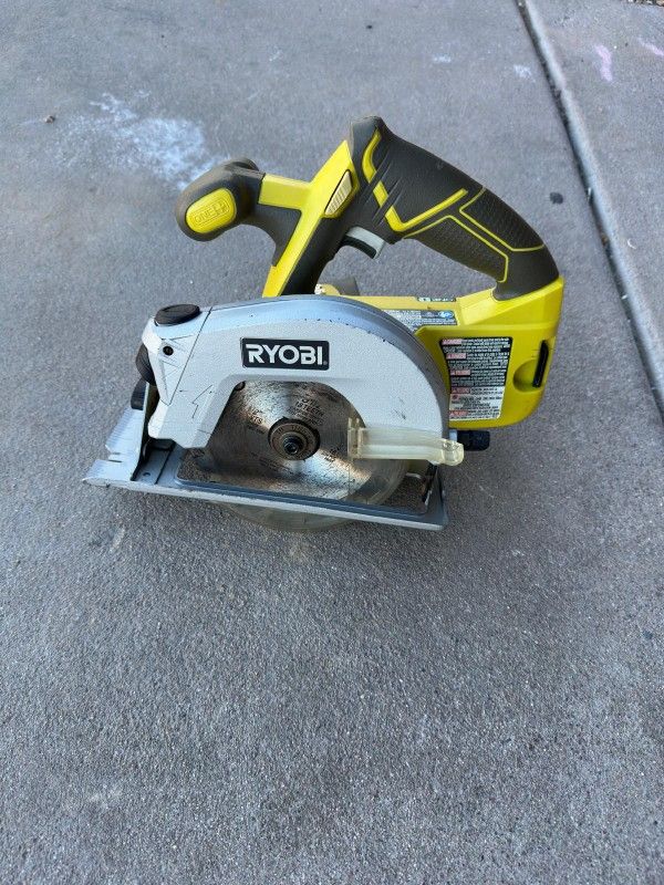Ryobi Cordless Circular Saw Tool Only, Serrucho Marca Ryobi Solo Herramienta 
