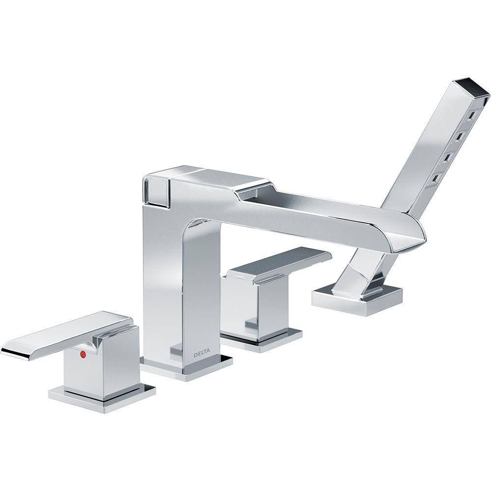 Delta T4767-ss Two Handle Deck Mount
