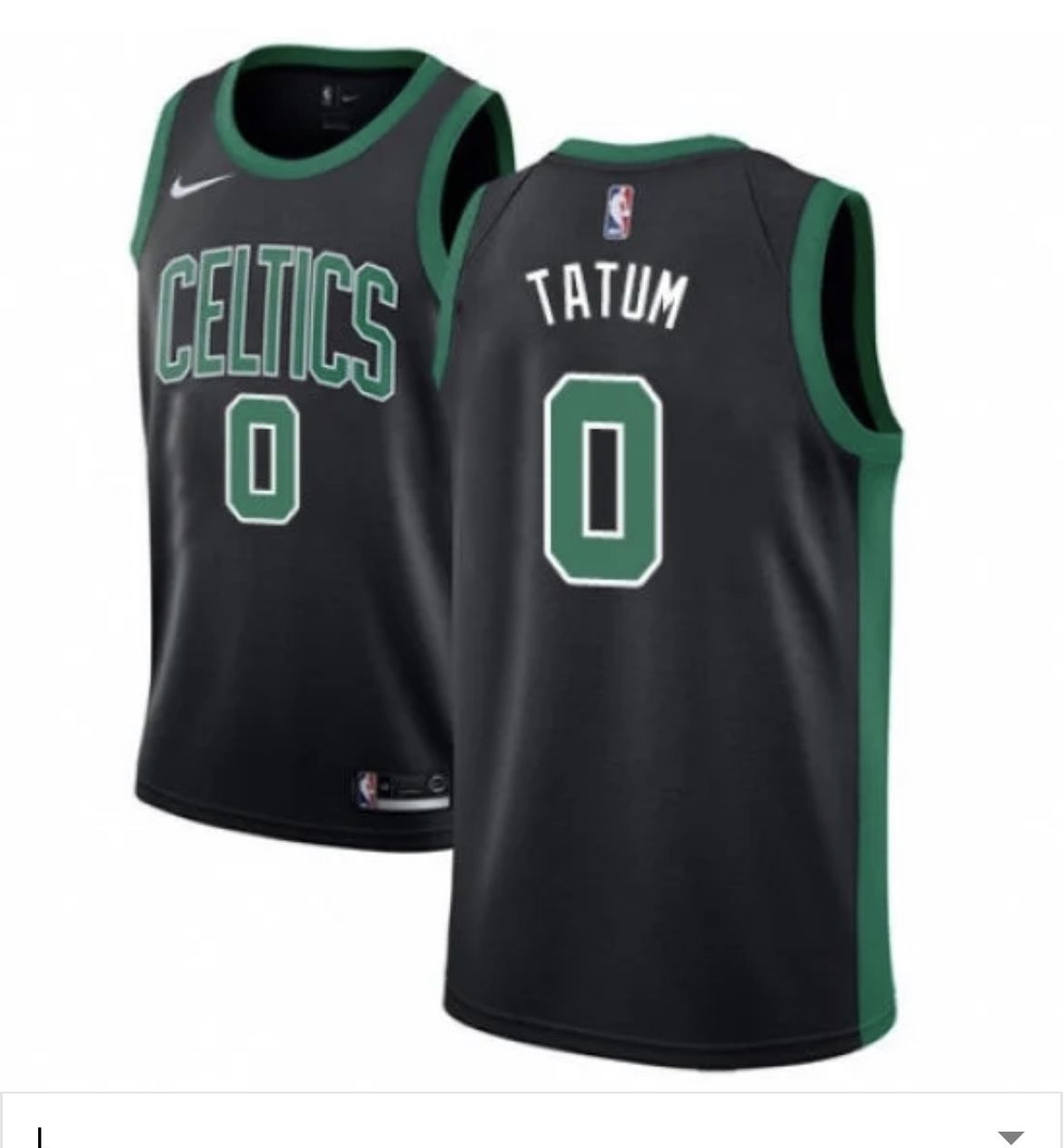 Boston Celtics Jayson Tatum message for size availability