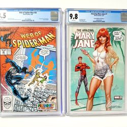 Web of Spider-Man #36🔑Symbiote Suit 1st TOMBSTONE! BRAND NEW DAY! 9.8 CGC #1 MARY JANE