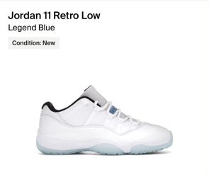 Air Jordan 11 Low Legend Blue Sz 7.5