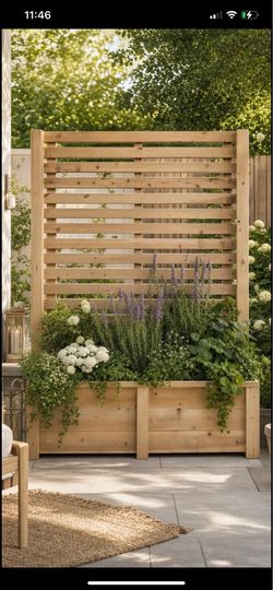 6ft x 6ft x1.5ft Outdoor Planter