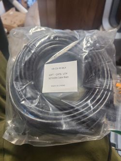 (15) 40ft cat 6 ethernet cable. $20 dollars each or 5pks first $80