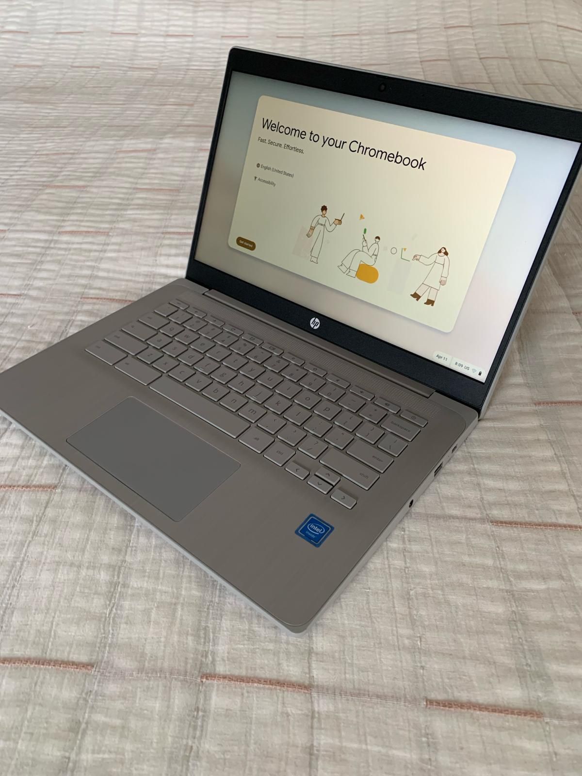 NEW HP Chromebook Laptop 14a-ne0013dx (6X6Z1UA) • Intel Celeron Processor • Memory: 4GB Memory • Hard Drive: 64 GB eMMC • Color: Modern Gray • Wireles