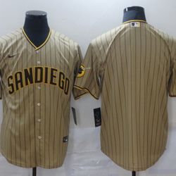 San Diego Padres Jersey-TAN