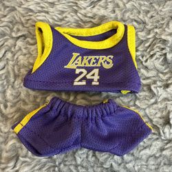 Labubu Clothes (Kobe Bryant Lakers Jersey Set)