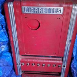 Vintage Antique Cigarette Machine
