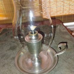 Danforth Shirley Pewter Oil Lamp