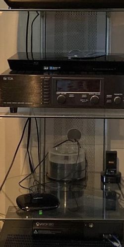 Electronic Stand With 3 Shelves