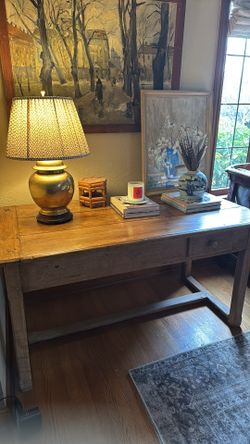 18th Century French Antique Pine Farm Table 